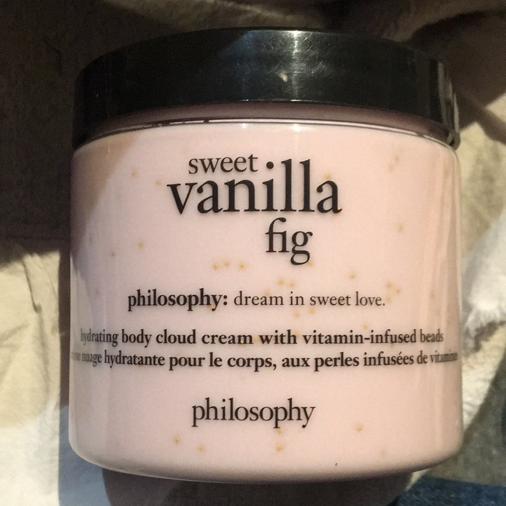 philosophy sweet fig hydrating body cloud cream!